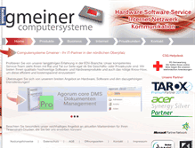 Tablet Screenshot of gmeiner.de